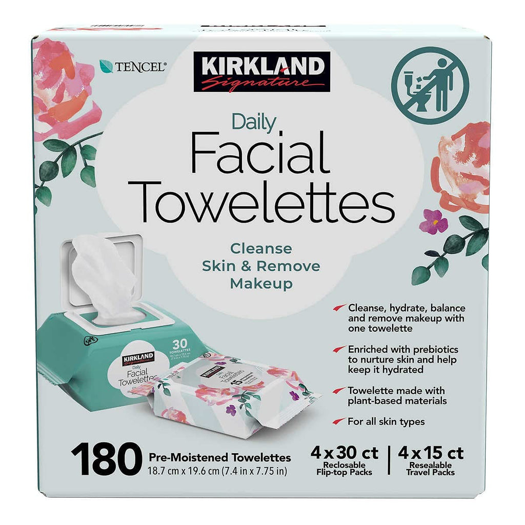 180 Count Facial Towelettes M99572