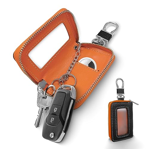 Leather Car Key Fob Cover Case Q57109