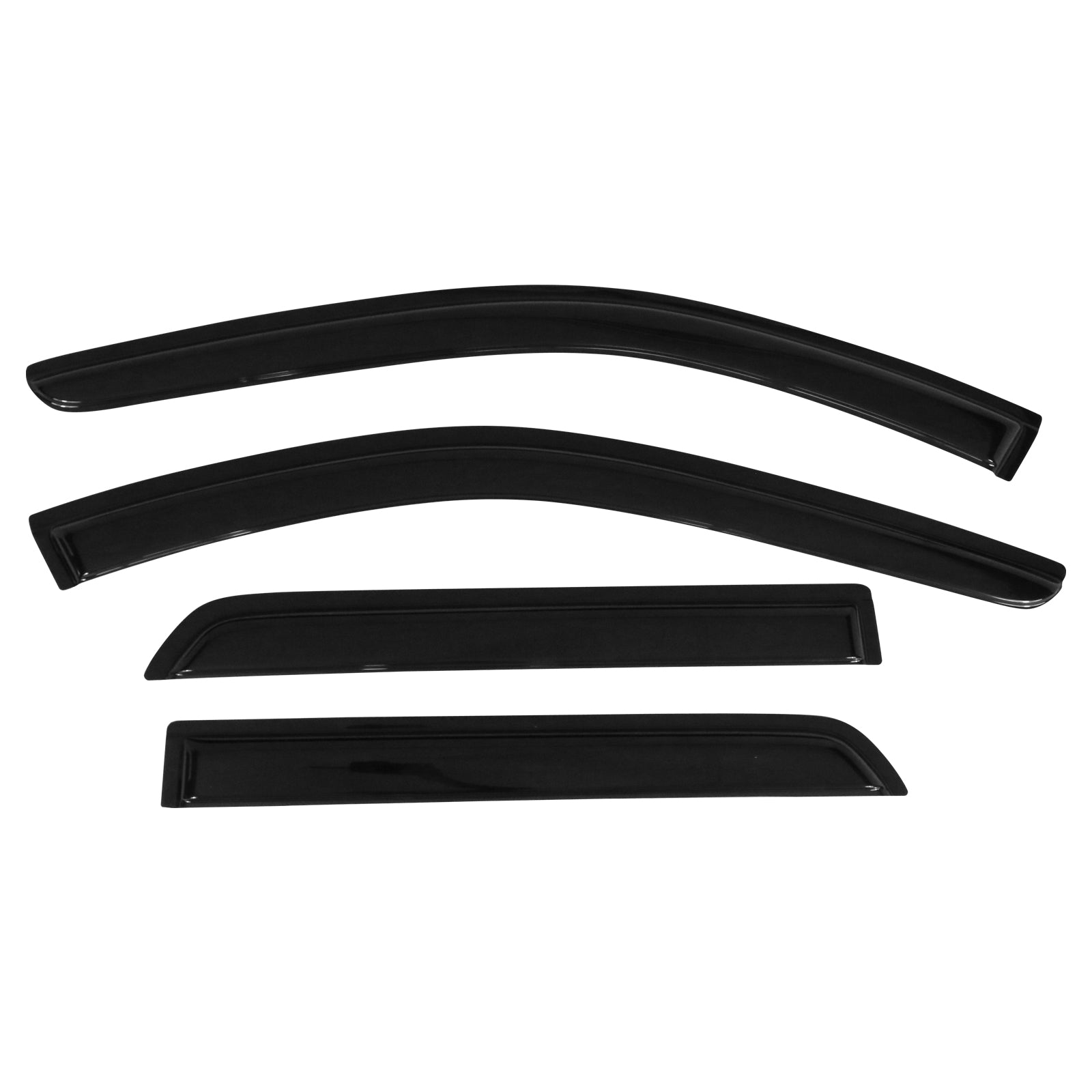 4Pc Acrylic Window Visors Vent Deflector Rain Guard S8975