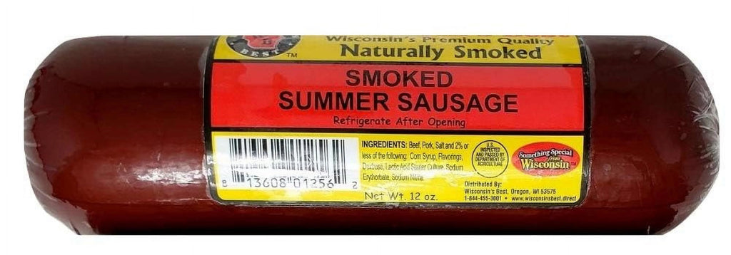 100% Wisconsin Cheese Cracker & Sausage Sampler Gift Basket I265