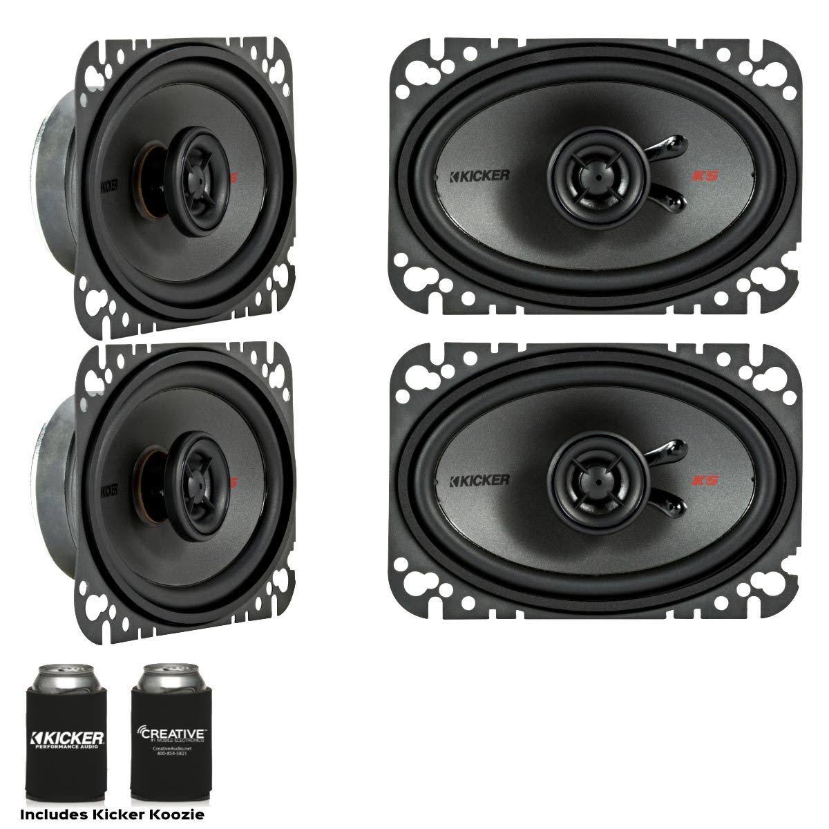 Two Pairs of 4x6 inch KS-Series Speakers N69070
