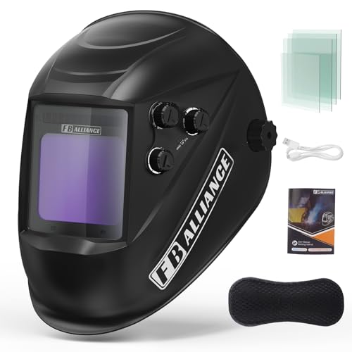 Large Viewing True Color Solar Power Auto Darkening Welding Helmet L780780
