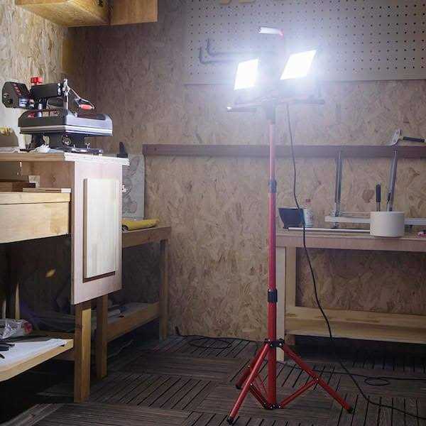 10000 Lumen Dual-head LED Work Light with Tripod Stand J310