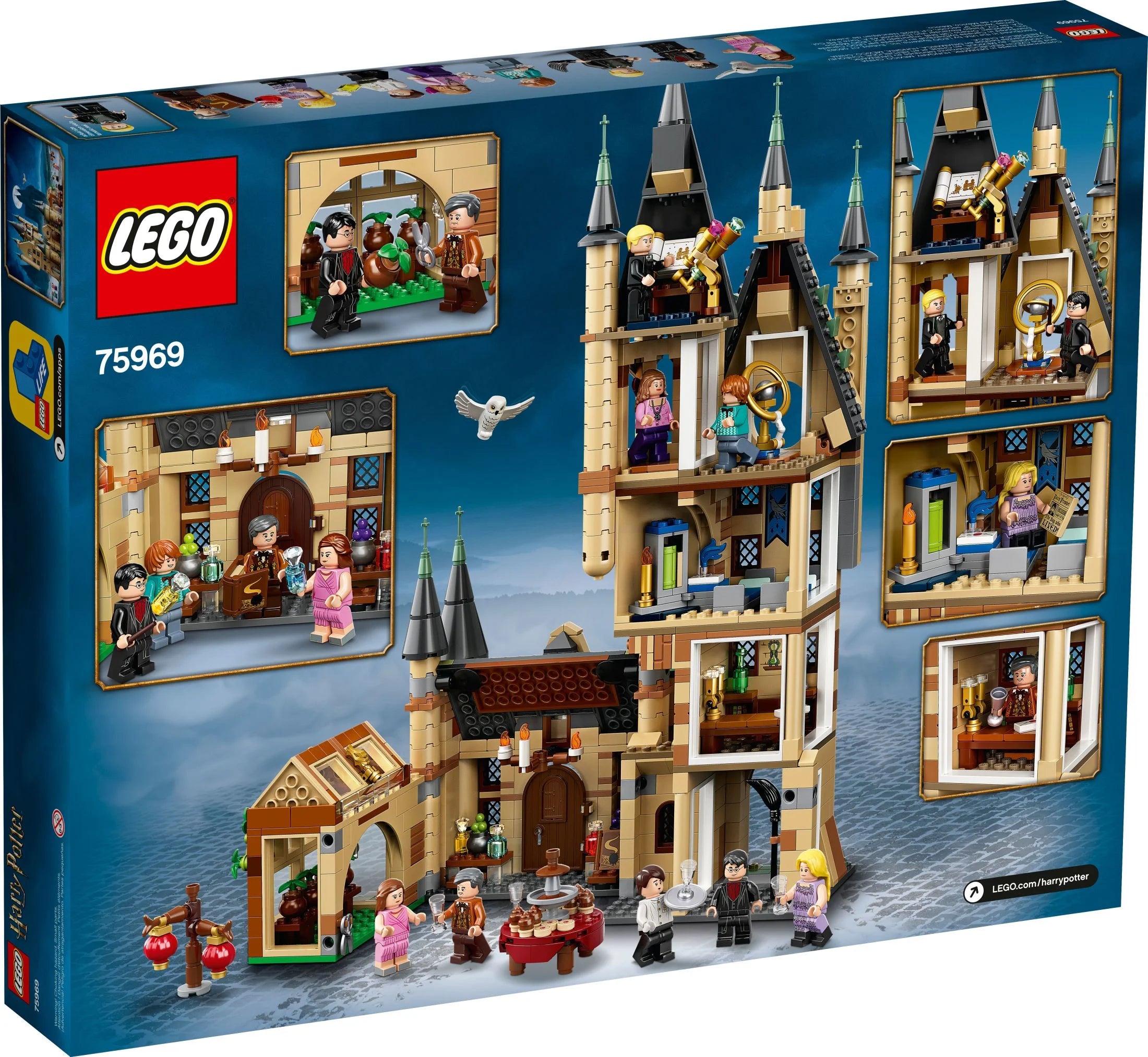 Hogwarts Astronomy Tower Castle Toy Playset with 8 Character Minifigures V12519