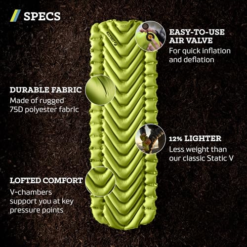Green Inflatable Sleeping Pad V911379
