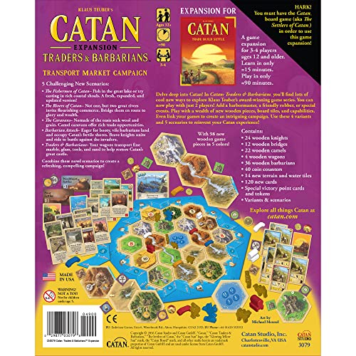 Traders & Barbarians Board Game Expansion, 3-4 Players, 90 Minute Playtime Z228
