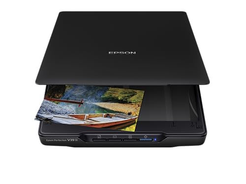Black Flatbed Scanner 4800 dpi Optical Resolution I665764