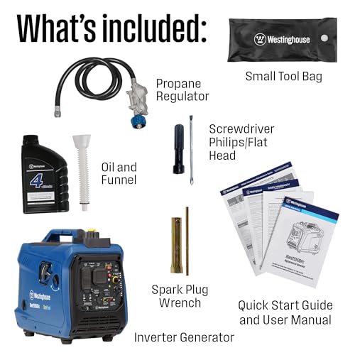 2550 Peak Watt Portable Inverter Generator E389298