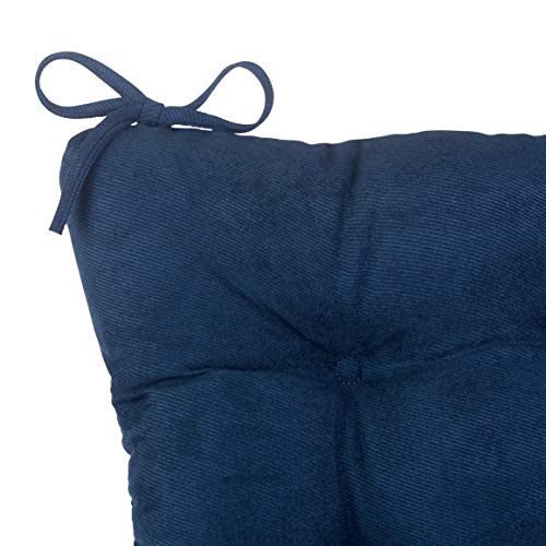 Gray 2 Piece Rocking Chair Cushion Set, 17x17 Inches X12239