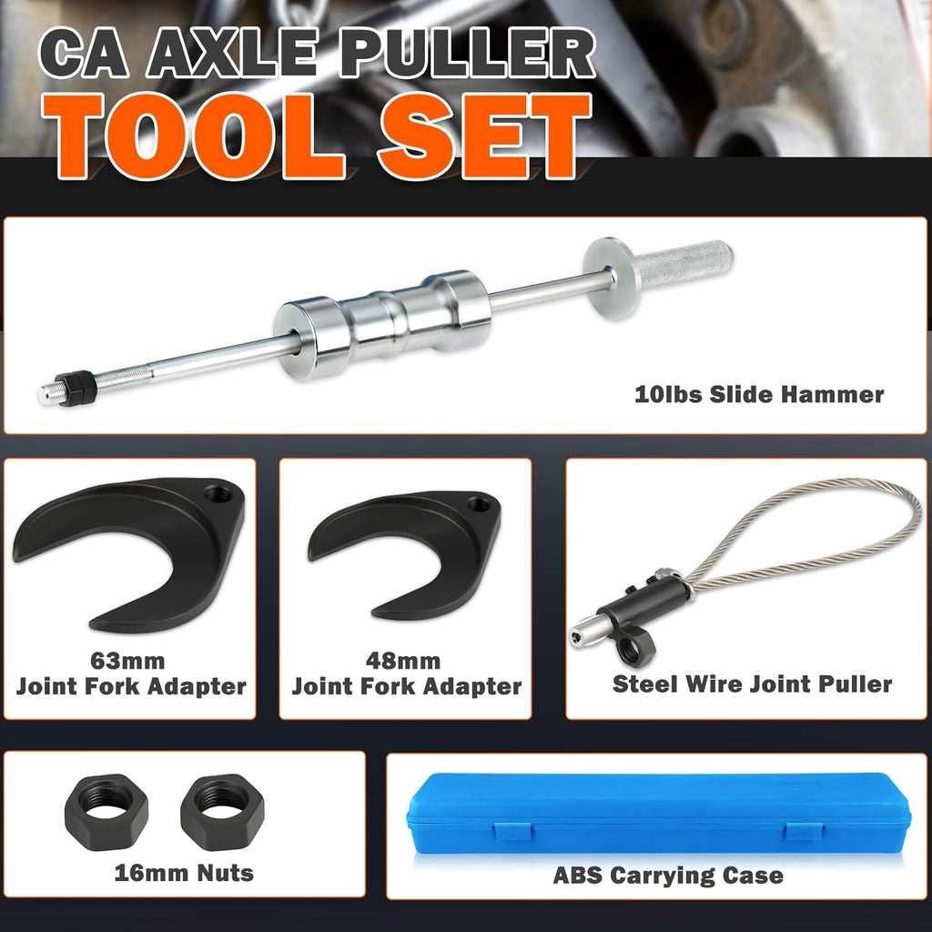 5/8"-18 Slide Hammer CV Axle Puller Removal Tool Set with Adapter Z1570