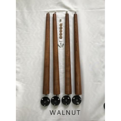 Walnut 7.9" Wooden Table Legs H7137