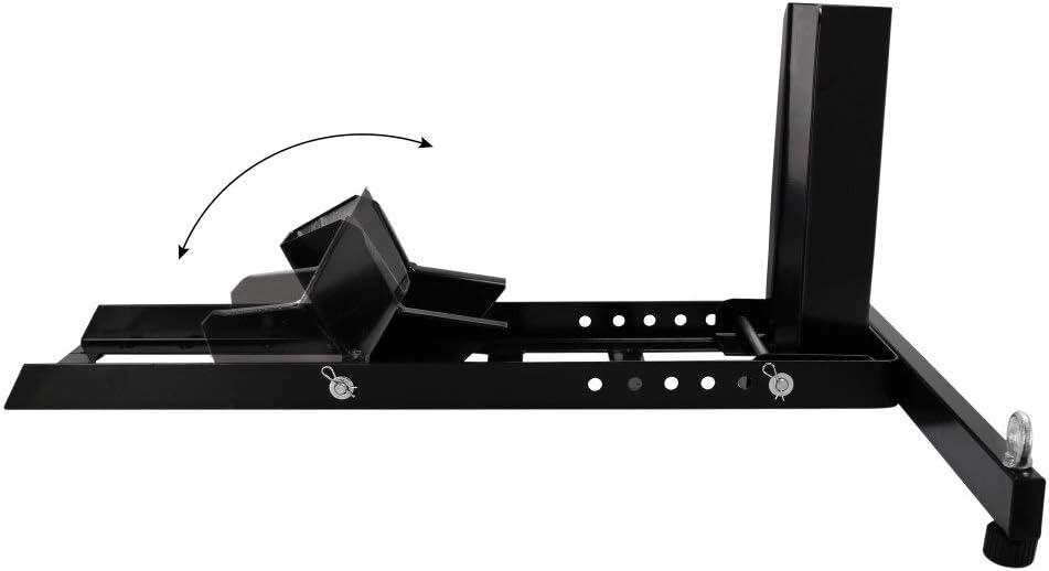 Heavy-Duty Adjustable Motorcycle Wheel Chock Stand K6779