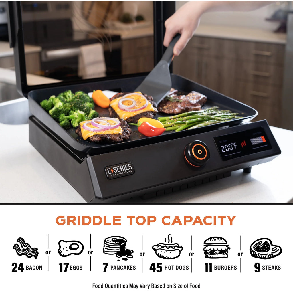 17 Electric Tabletop Griddle with Hood I26719