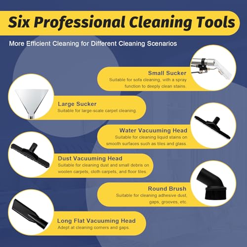 Portable Carpet Cleaning Machine with Mobile Tires (40L) O954