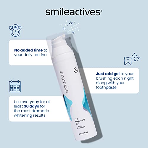 Teeth Whitening Kit with Hydrogen Peroxide, 90 Day Kit G853
