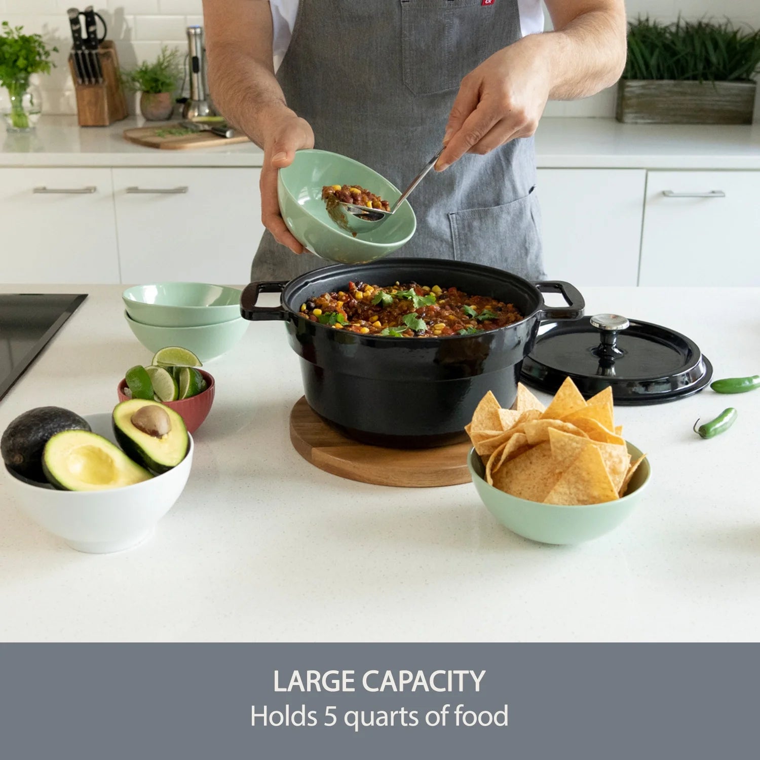 5 quart Electric Dutch Oven U17477