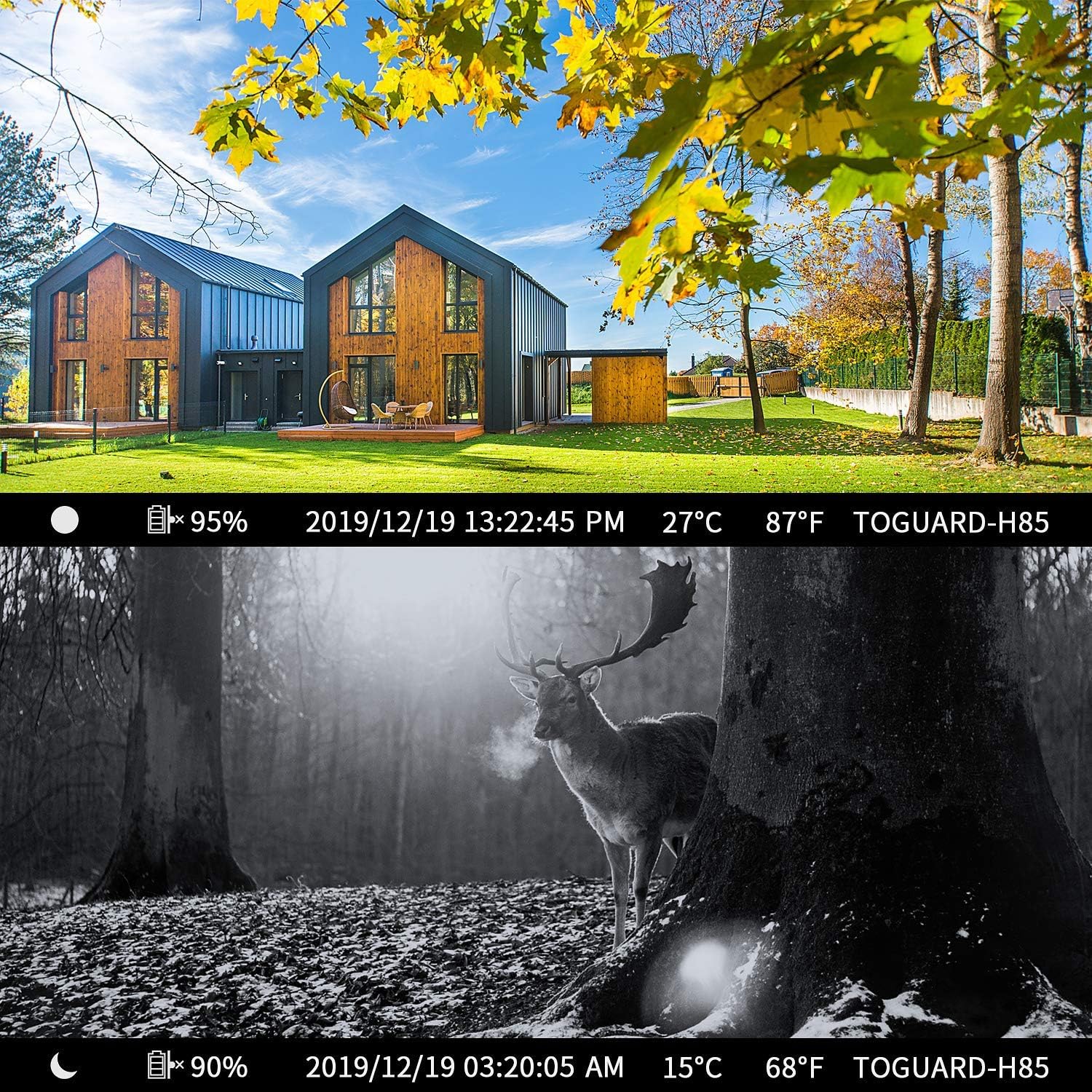 20MP 1296P Night Vision Motion Activated Waterproof IP66 Trail Camera I289