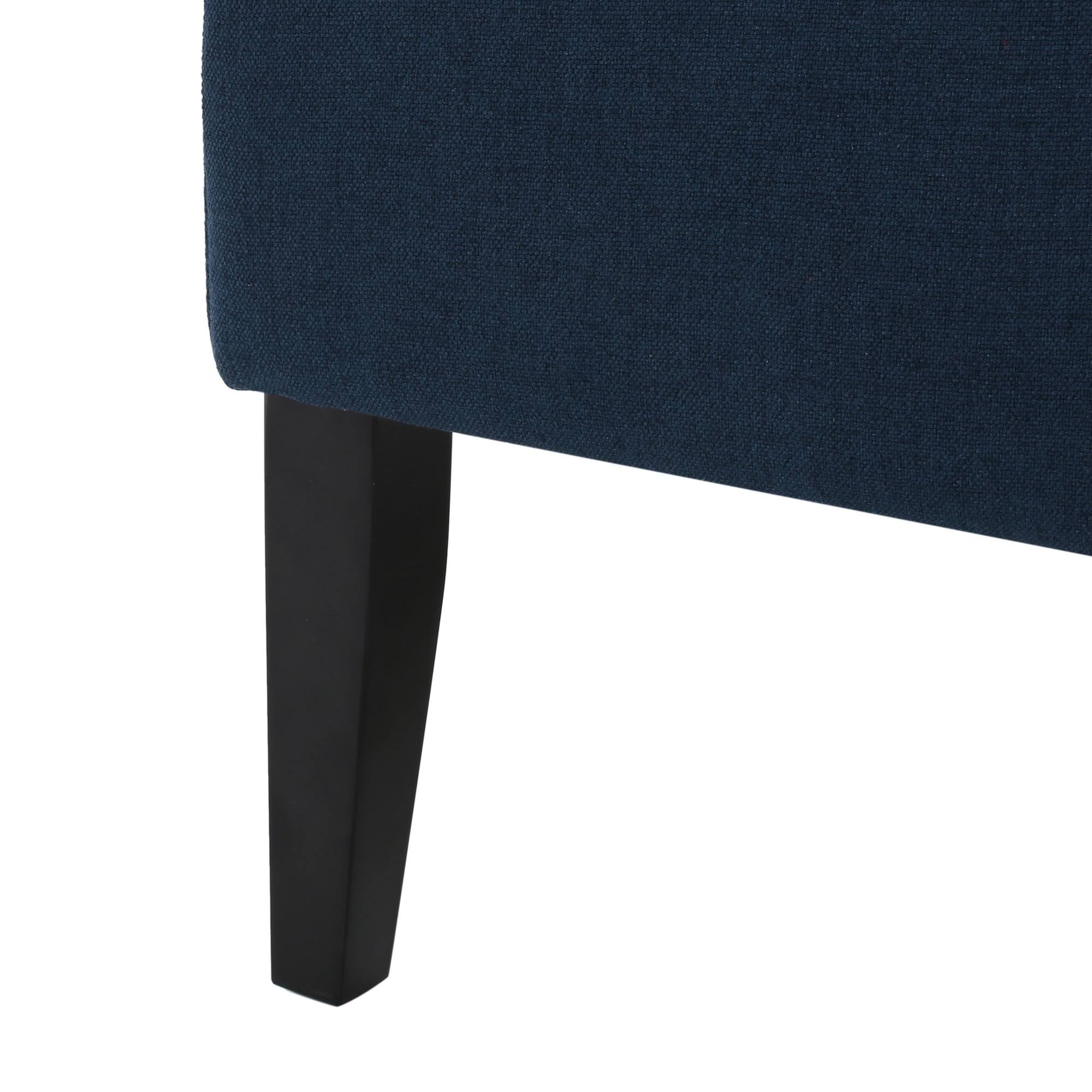 Dark Blue Fabric Dining Chair A21433