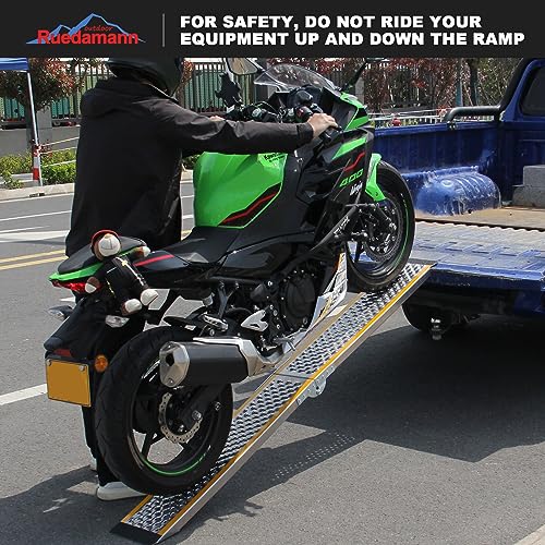 78.7" L × 8.5" W 600 lbs Capacity Foldable Aluminum Loading Ramp T287518