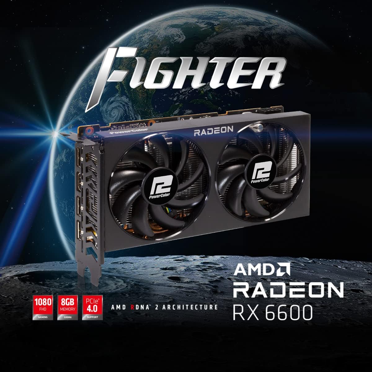 AMD Radeon RX 6600 XT Graphics Card with 8GB GDDR6 Memory A482646