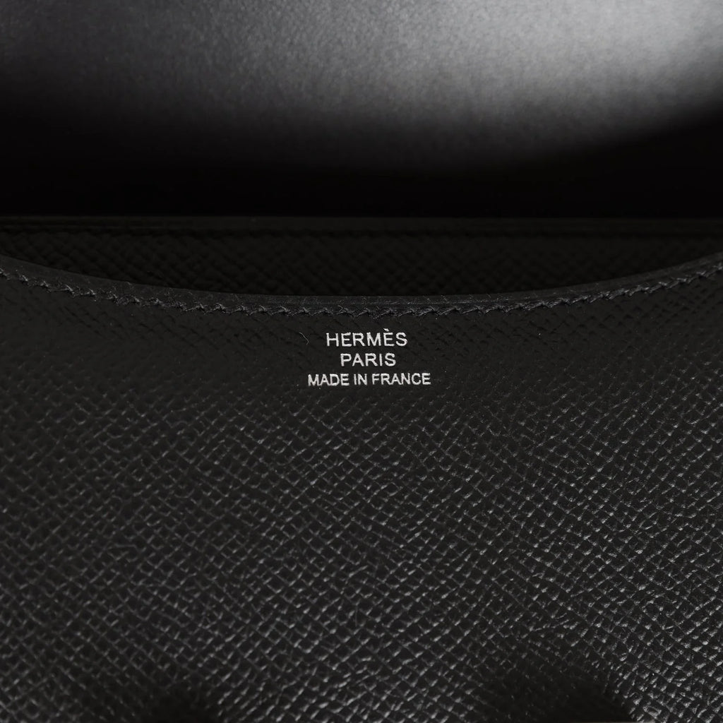 Black Epsom Leather Shoulder Bag P416