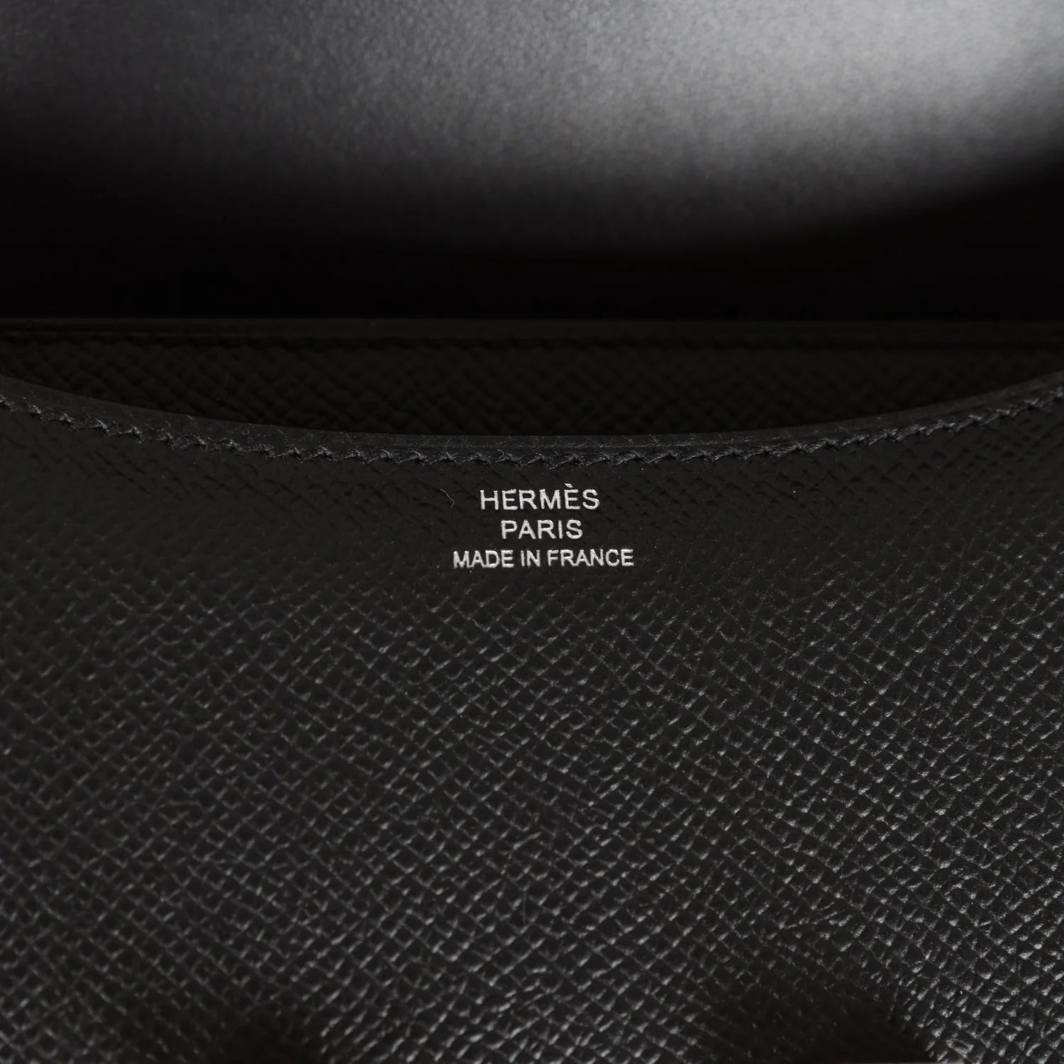 Black Epsom Leather Shoulder Bag P416