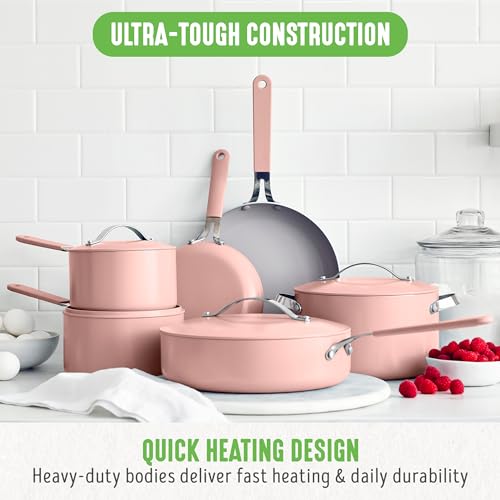 10-Piece Ceramic Nonstick Cookware Set B8273