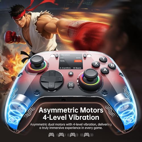 Gray Wireless Gaming Controller with Hall Joysticks Z28694