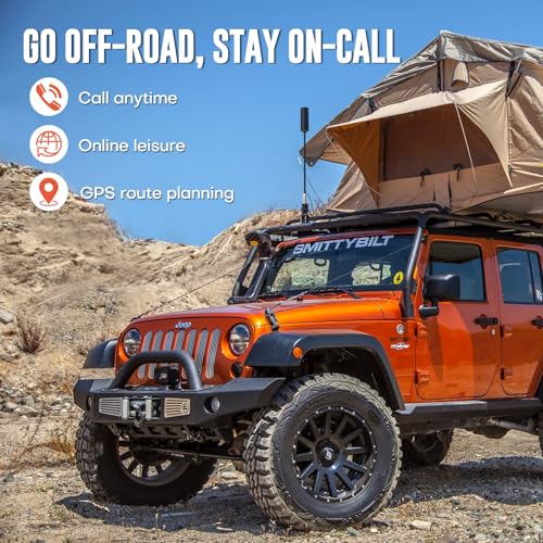 High Power Truck Cell Phone Signal Booster Kit with Omni-Directional Antenna B1433