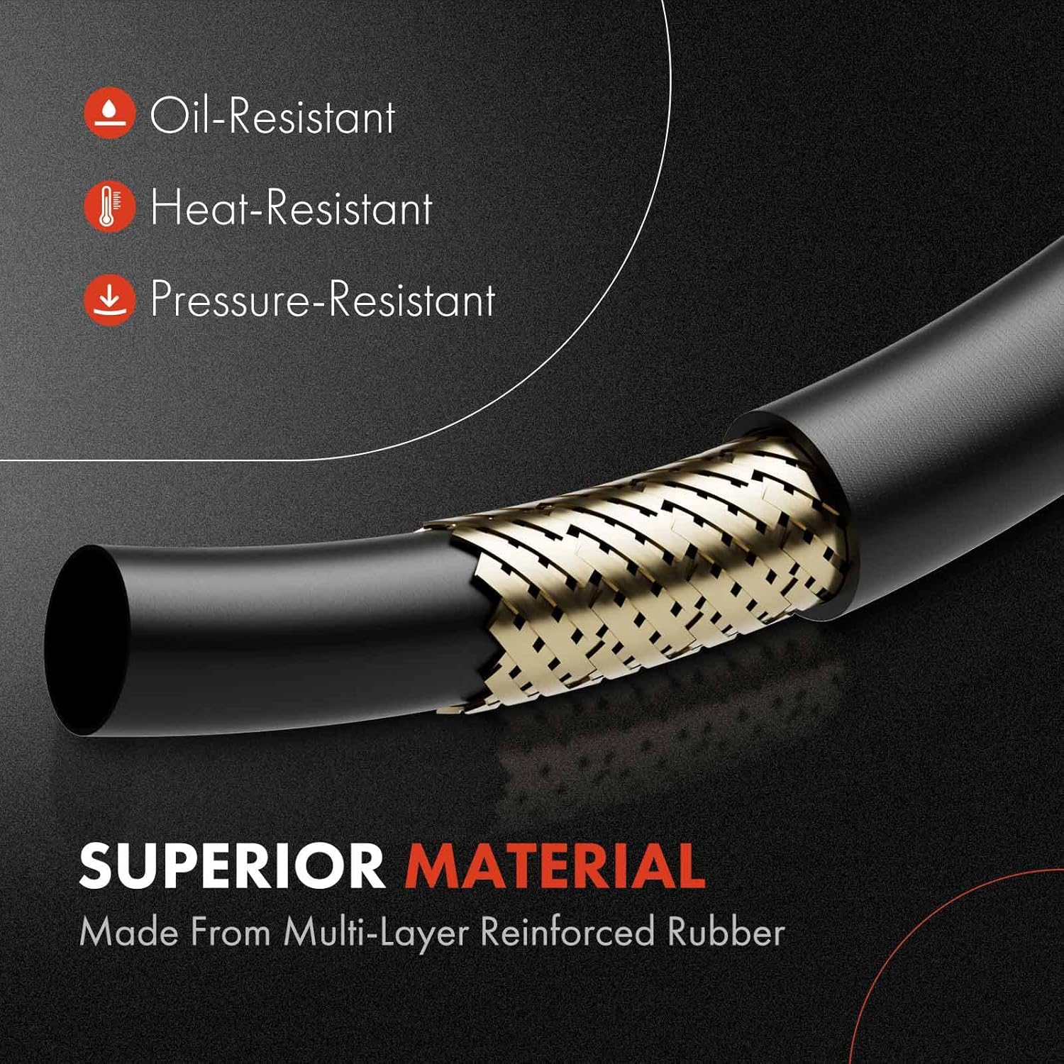 Power Steering Return Hose Line Assembly Compatible with Toyota Highlander 2001-2007, 2.4L 3.0L 3.3L J917