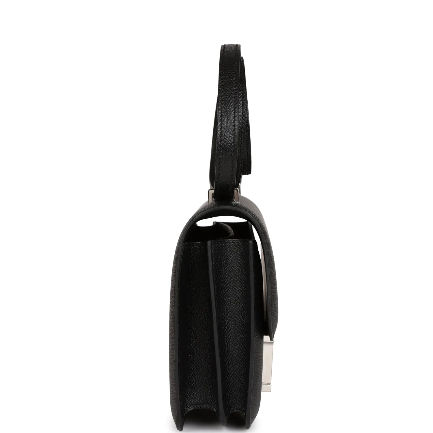 Black Epsom Leather Shoulder Bag P416