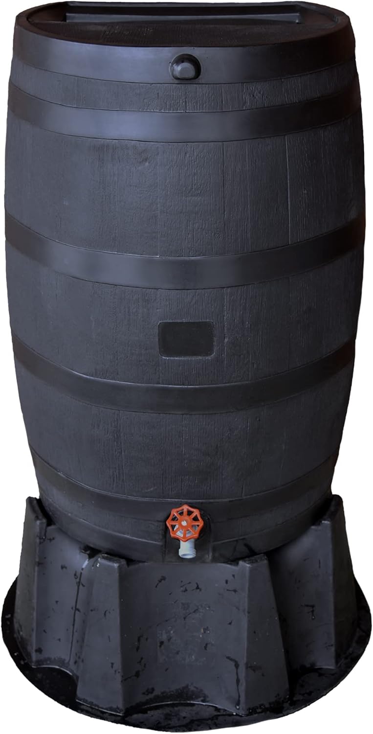 50 Gallon Rain Barrel with Stand K216