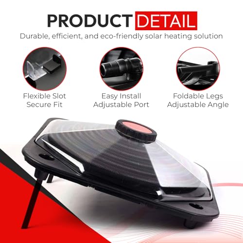 Black Solar Pool Heater Dome J8593