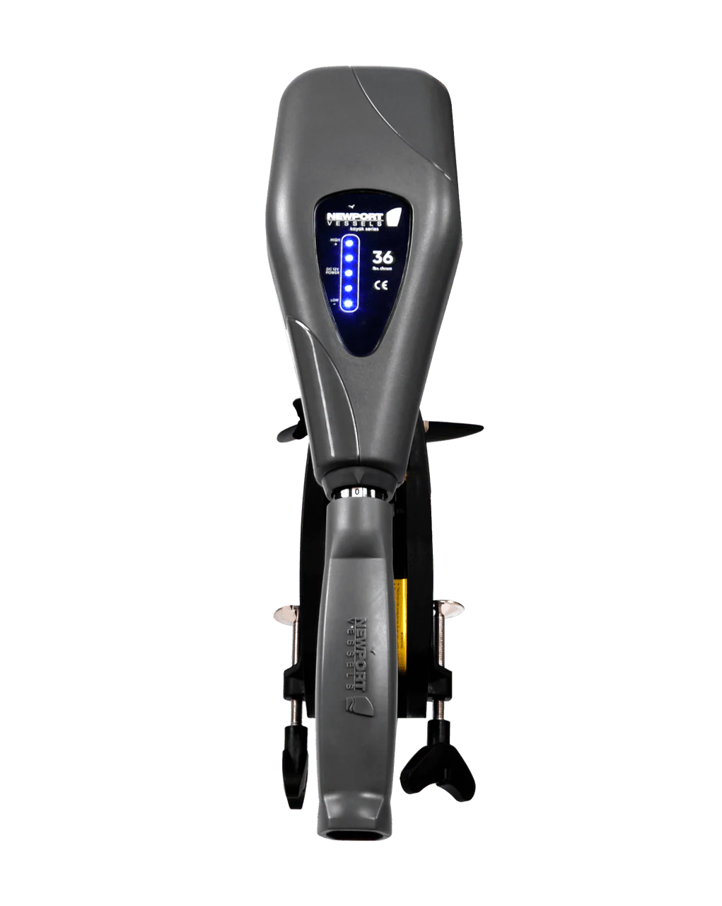 36 Lb. Thrust Saltwater Transom Mounted Electric Kayak Trolling Motor with 24 In. Shaft Q9089