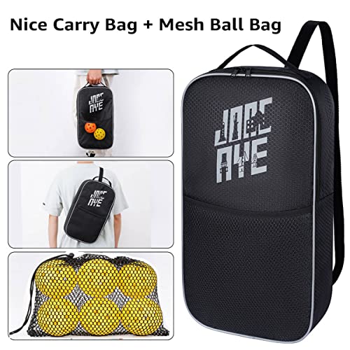 Set of 4 Pickleball Paddles with Balls and Bag B450
