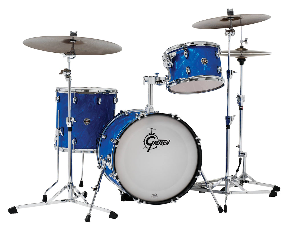 3 Piece Shell Pack Blue Satin Flame F950690