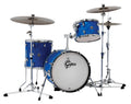 3 Piece Shell Pack Blue Satin Flame F950690