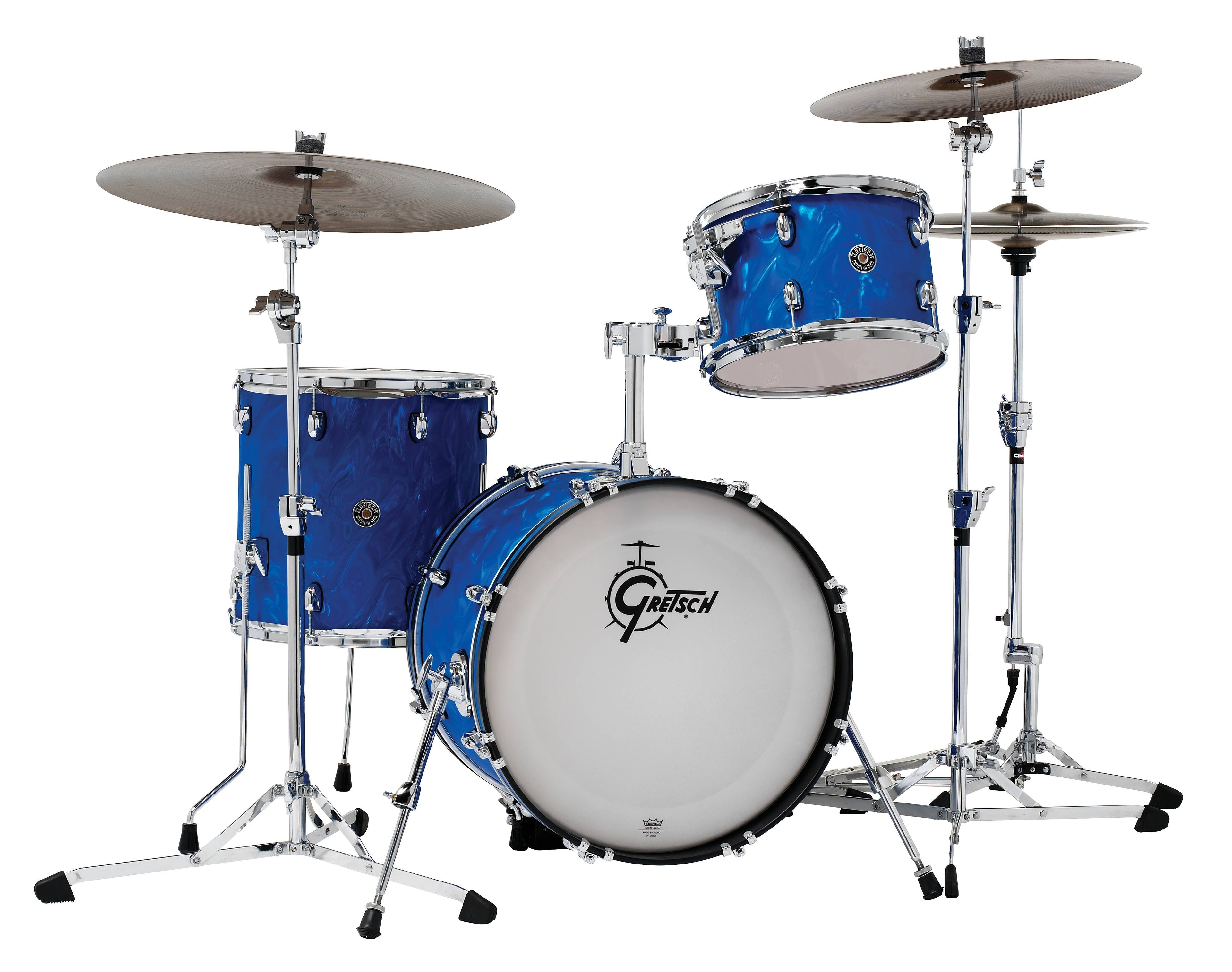 3 Piece Shell Pack Blue Satin Flame F950690