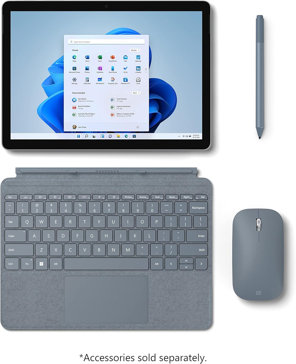 10.5" Touch-Screen Intel Pentium 4GB Memory 64GB Wifi Platinum O710