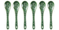 Green Ceramic Spoons Set of 6 A962389
