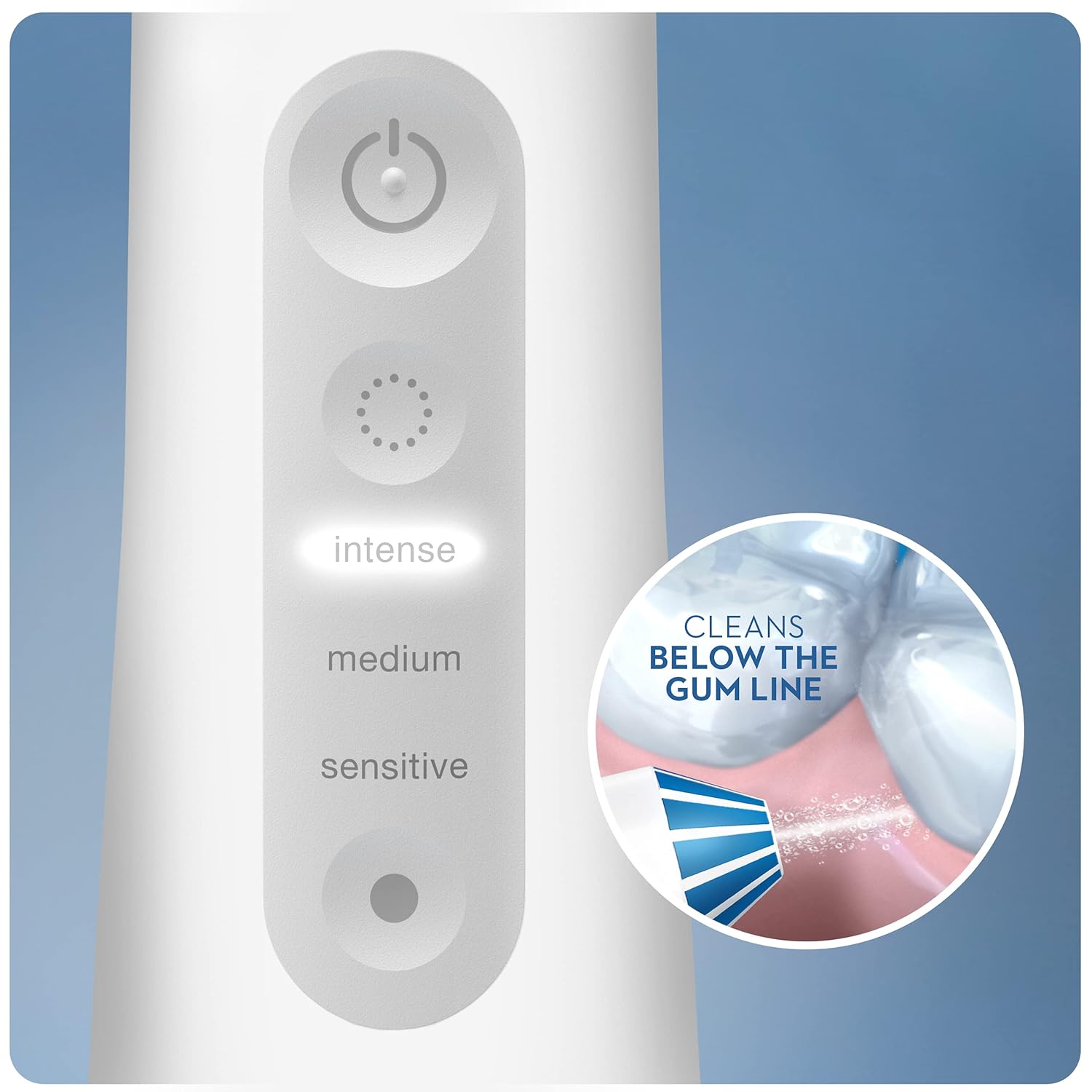 Cordless Portable Oral Irrigator Handle with 3 Nozzles C452