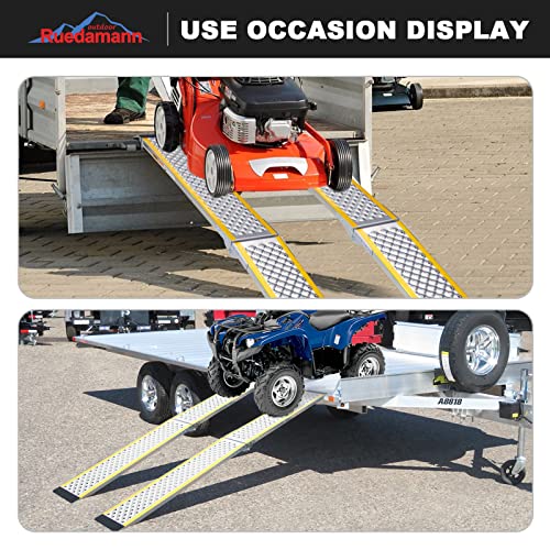 78.7" L × 8.5" W 600 lbs Capacity Foldable Aluminum Loading Ramp T287518