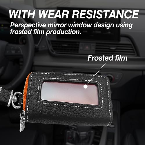 Leather Car Key Fob Cover Case Q57109