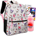 16" Hello Kitty Backpack with Front Pocket and Stickers U862629