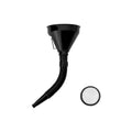 Wide Mouth Plastic Oil Funnel with Flexible Extension Nozzle and Mesh Screen Filter V6617