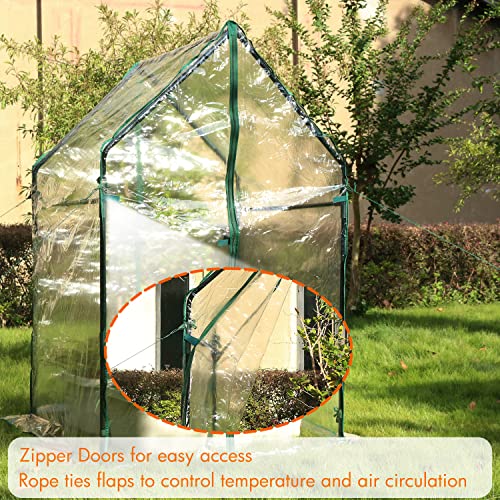 Mini Greenhouse Clear Tent 36.2" x 18.9" x 33.3" A202630
