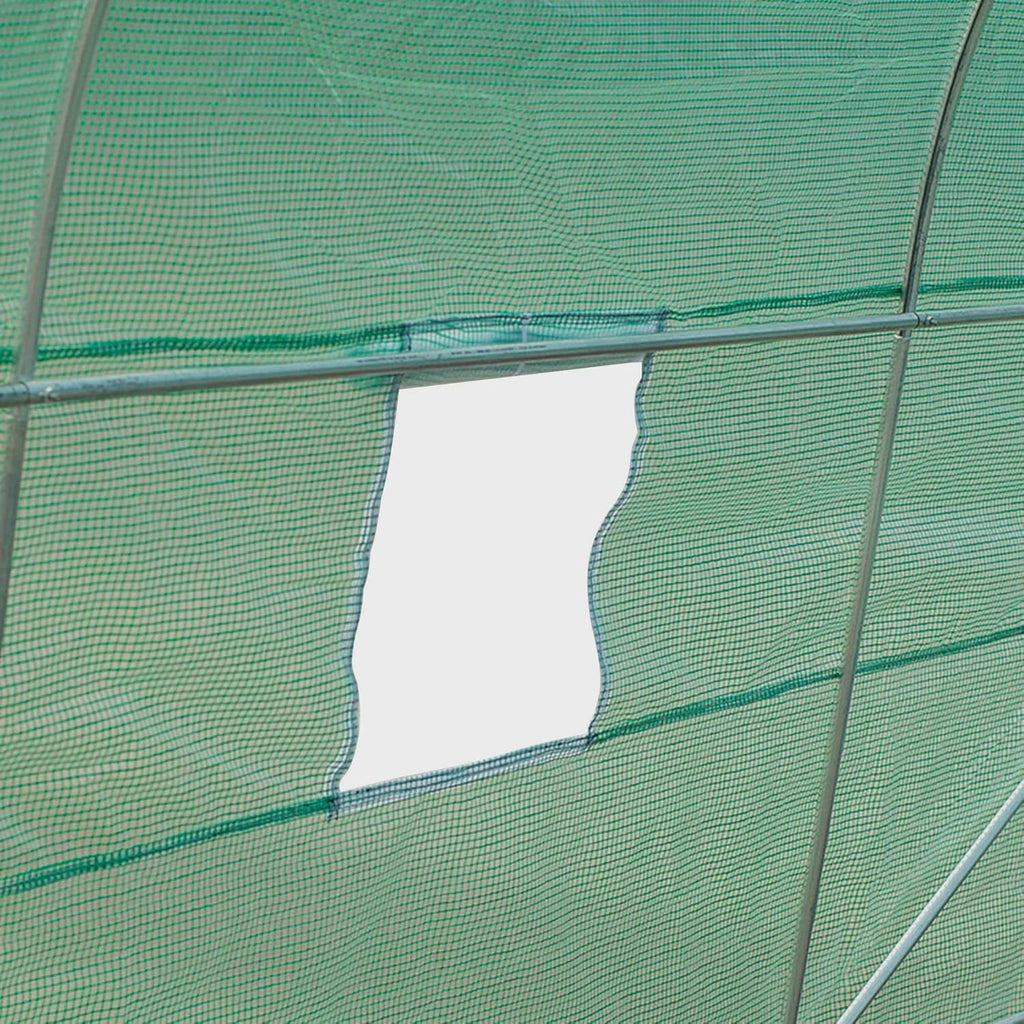 15' x 6' x 7' Walk-in Tunnel Greenhouse with Roll-up Windows Z617