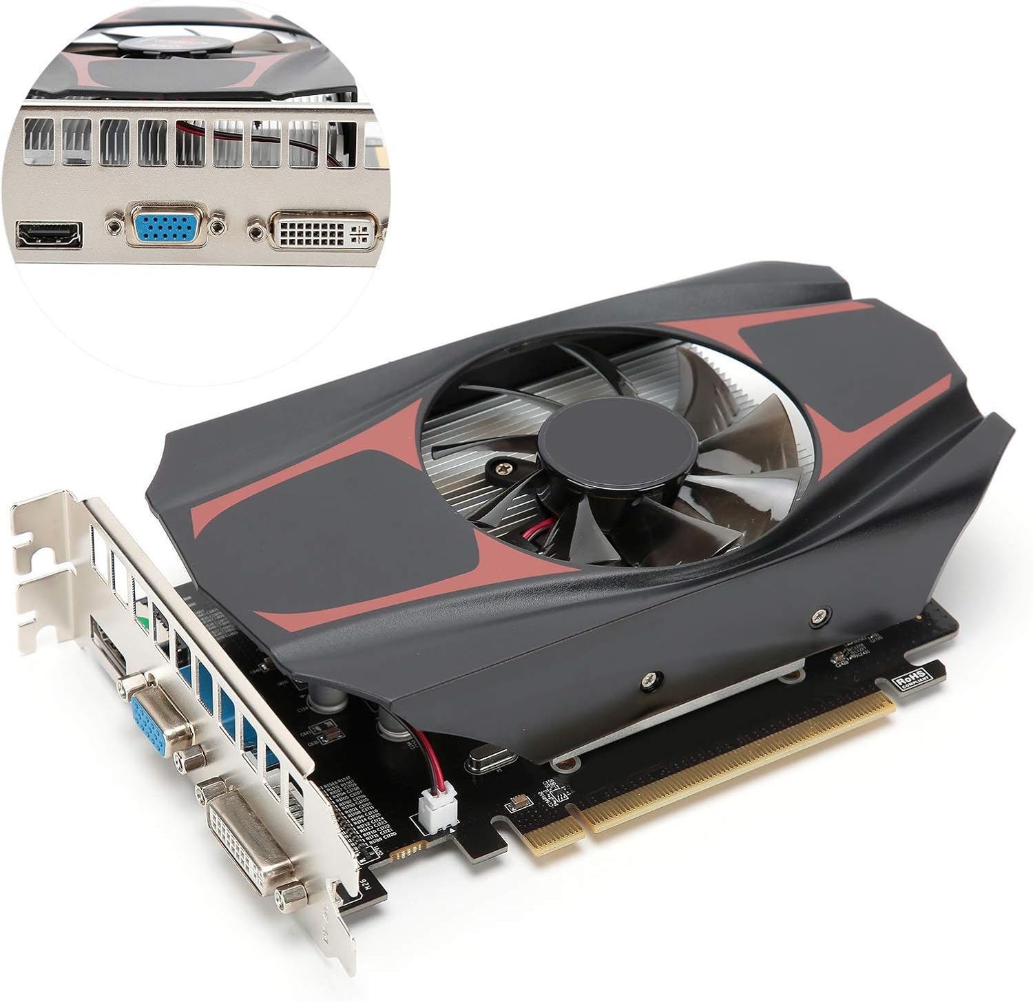 1GB 128bit DDR5 650MHz PCI 3.0 Graphics Card Q5551