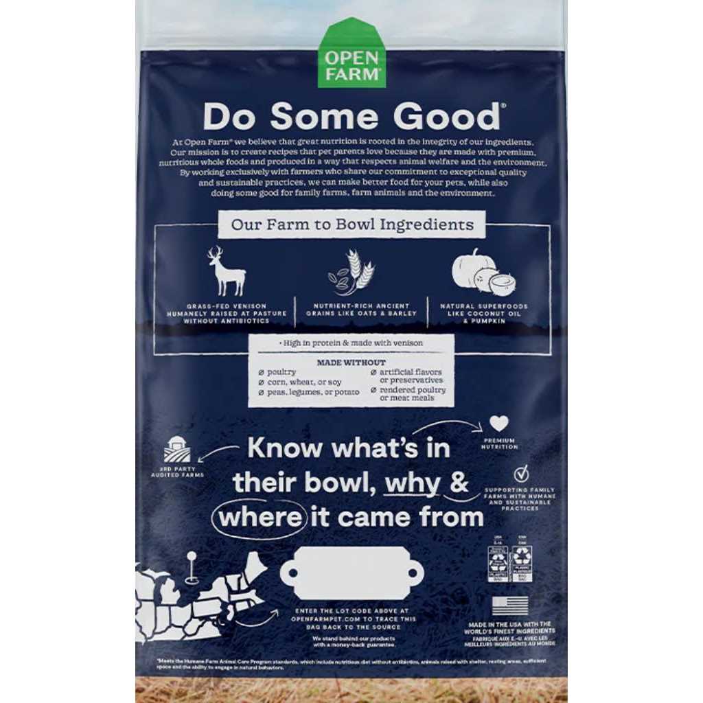 New Zealand Venison Ancient Grains Dry Dog Food W639435