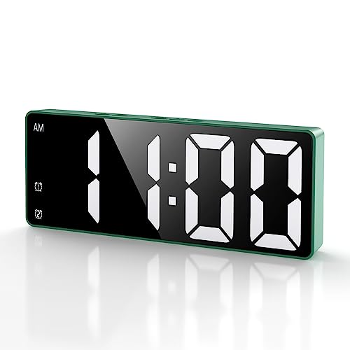 6.5'' LED Digital Alarm Clock with USB Charging Port, Dual Alarm, Snooze H3420